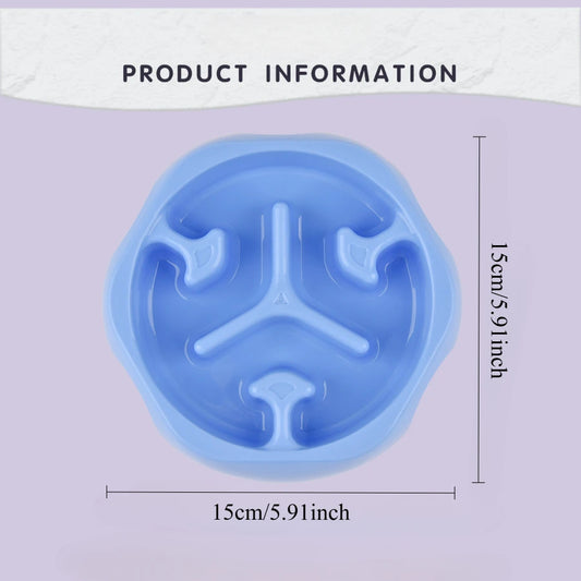 Pet Dog Anti Choking Slow Food Bowl, Anti Slip And Spilled Dog Food Slow Food Bowl, Rice Bowl, Dog Bowl, PP Bowl