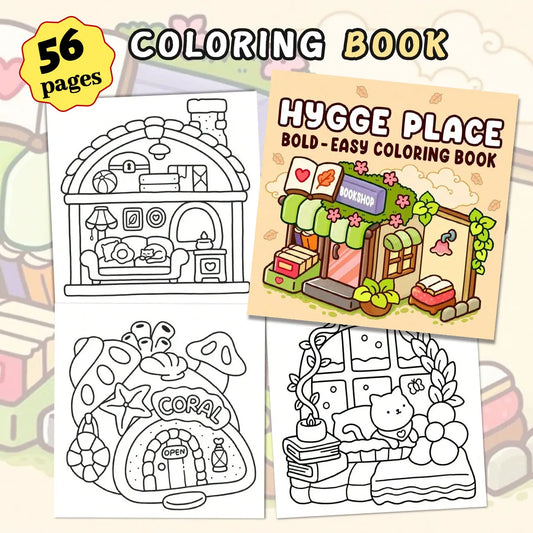 Educational Stress-Relief Coloring Book: Suitable for teenagers to inspire creativity, and a coloring book about daily items.
