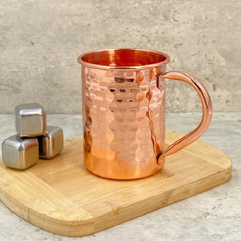 400ml 16.0oz Moscow Mule Mug Durable Copper Plated Beer Mugs Coffee Mug Milk Cup Cup Drinkware Cocktail kit