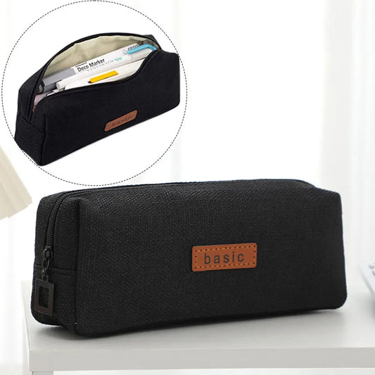 Pencil Case Student Pencil Pouch Cosmetic Bag Office Stationery Korean Organizer For Student School Supplies