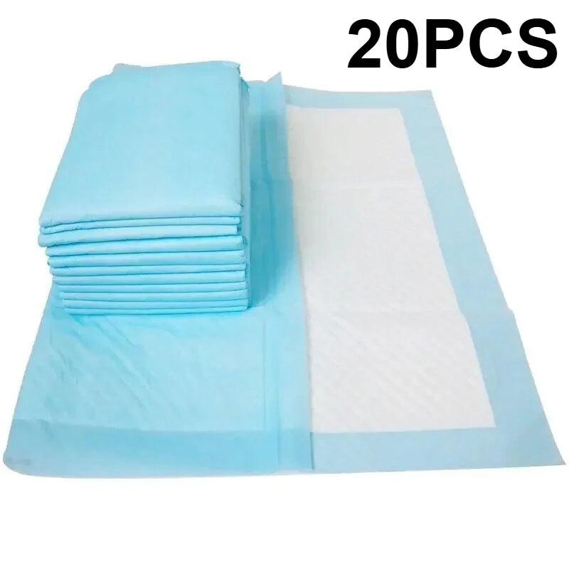 20/50PCS Disposable Pet Diapers Diaper Pads for Puppy Training Absorbent Leak Proof Cleaning Pads Available in Various Sizes