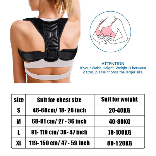 Upper Back Support Posture Band Braces Clavicle As Support Back Straightener Shoulder For Men And Women,Improve Your Posture