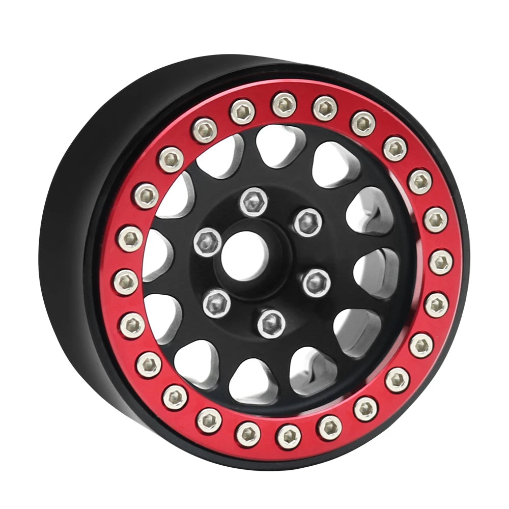 Metal 1.9 Beadlock Wheel Rim Hub for 1/10 Hsp Redcat Rc4wd WRAITH Tamiya Axial SCX10 D90 HPI RC Car Spare Part