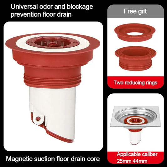Universal Fast Drainage Floor Drain Core Bathroom Sewer Seal Leak Anti Odor Floor Strainer Plug Floor Shower Drain Stopper