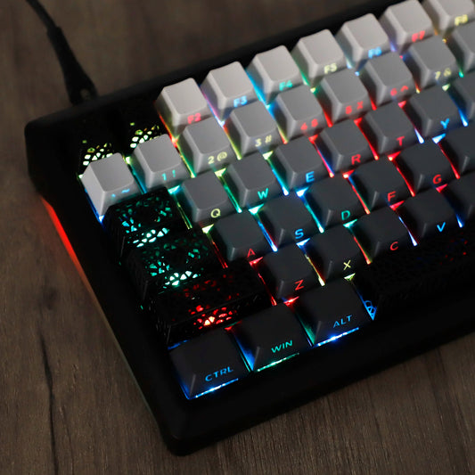 Novelty Artisan Keycap Resin Bird Nest Shine Through Keycaps For Cherry MX Mechanical Gaming Keyboard