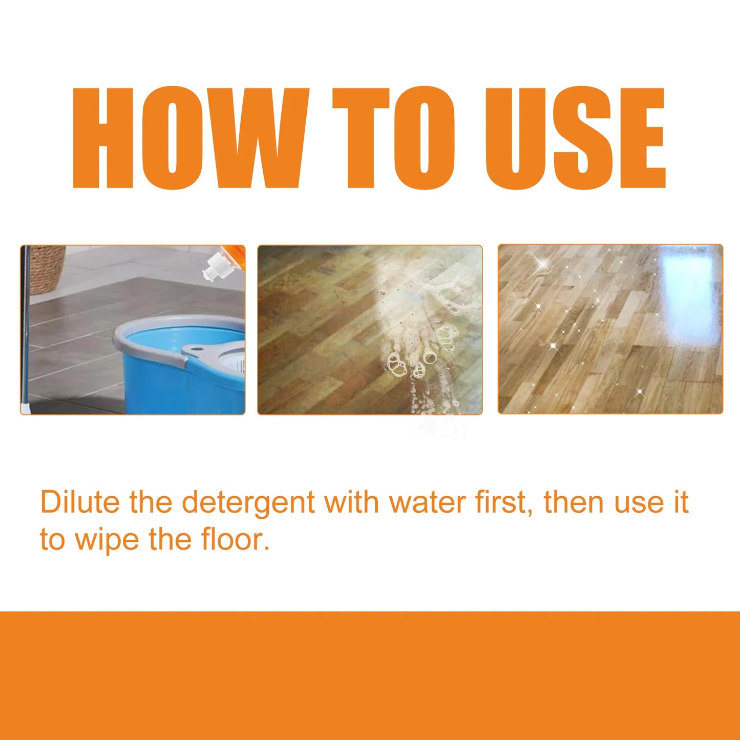 Wood Floor Brightening Cleaner Wood Stain Remover Floor Cleaning Polishing Liquid Repair Scratch Decontamination Floor Cleaner