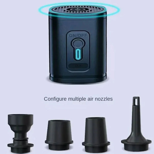 Electric Air Pump Portable Wireless Air Compressor Inflator Deflator Pumps for Inflatable Cushions Air Beds Boat Swimming Ring