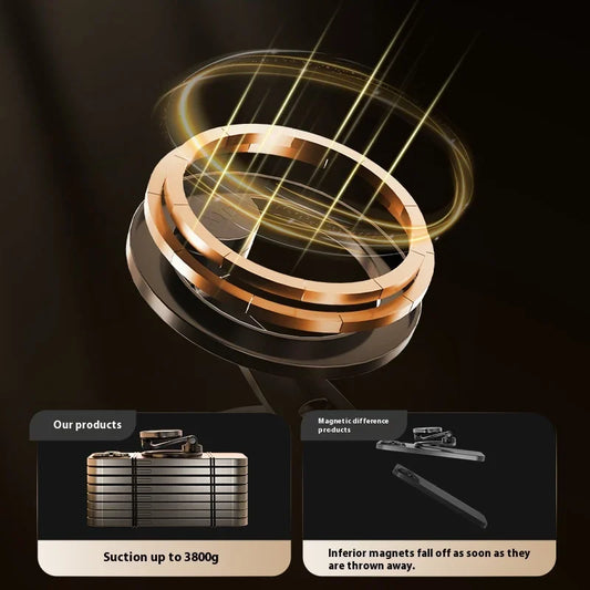 Magnetic Car Phone Mount Holder Multi-Functional Floating Screen Foldable Stand Vehicles Universal Phone Holder Safe Driving