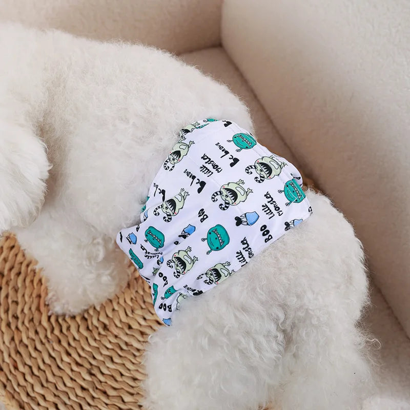 Washable Pet Physiological Pants Reusable Dog Diaper Pad Pet Absorbent Pad Dog Diaper Male Physiological Pants Shorts Diapers