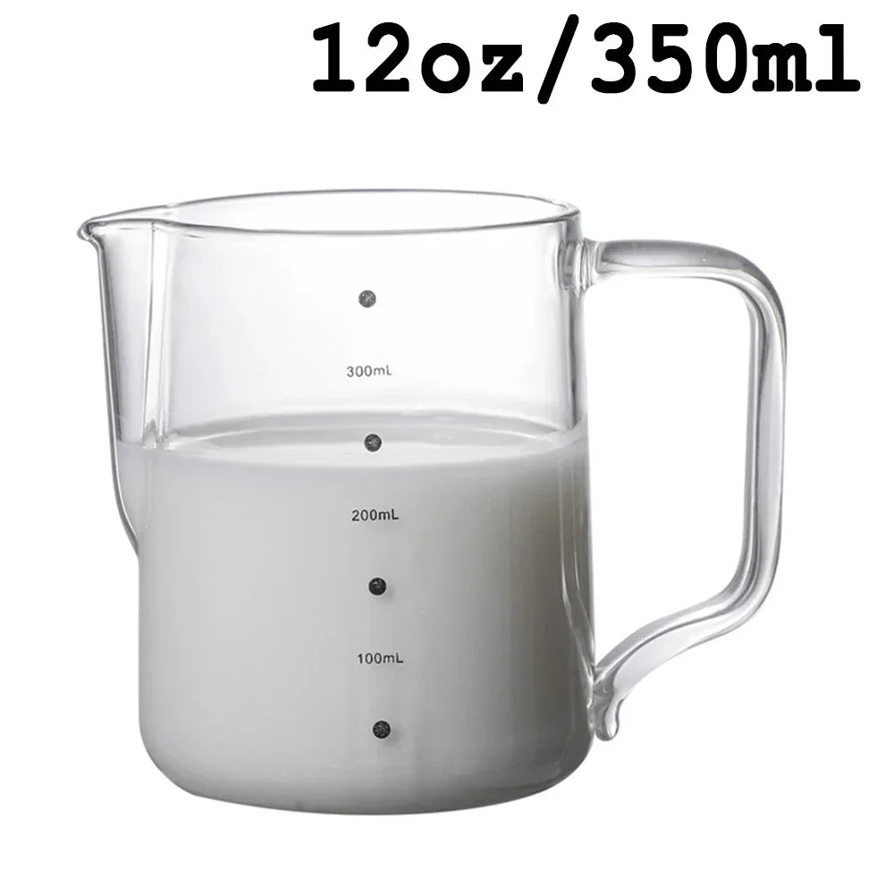 Coffee Latte Milk Frothing Jug Milk Frother Pitcher Stainless Steel Jug Espresso Barista Pitcher Milk Pot Coffee Accessories