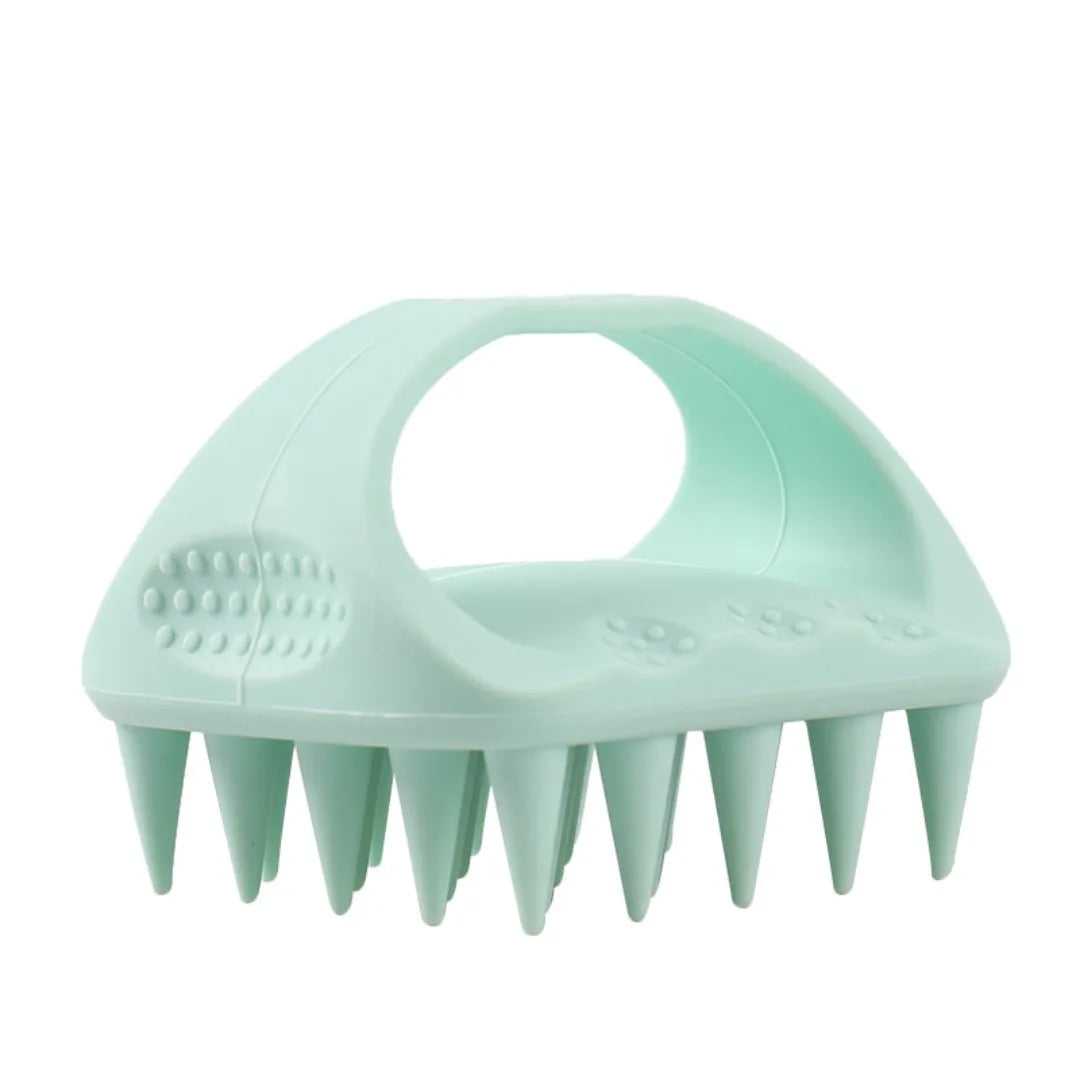 Scalp Scrubber Shampoo Brush Massager Clean Scalp Comb With Handle Hair Washing Brush Scalp Exfoliator Brush Head Scrubber Tools
