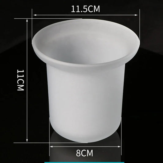 . Toilet Brush Cup Holder,Glass Made ,Bathroom accessories