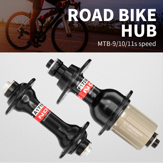 Road Bike Hubs 171/172 SHIMAN0 Hubs Front 20H Rear 24H Quick Release Hubs Compatible with 9/10/11 Speed Bikes