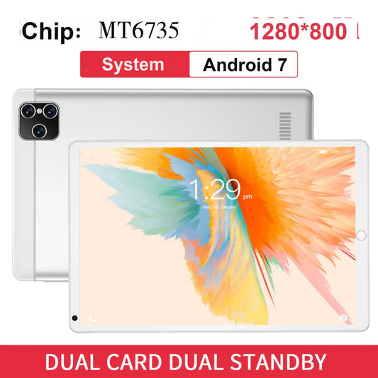 8-inch tablet computer, 2GB+16GB, 1280* 800,4000 mAh battery, dual SIM Wifi, suitable for study, entertainment, office work, etc