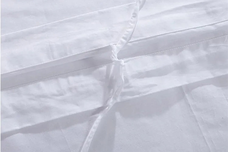 Pure Cotton White Bed eet Cover Protector Single Double Person Hotel Hospital Beau Bedding Supplies Single Piece