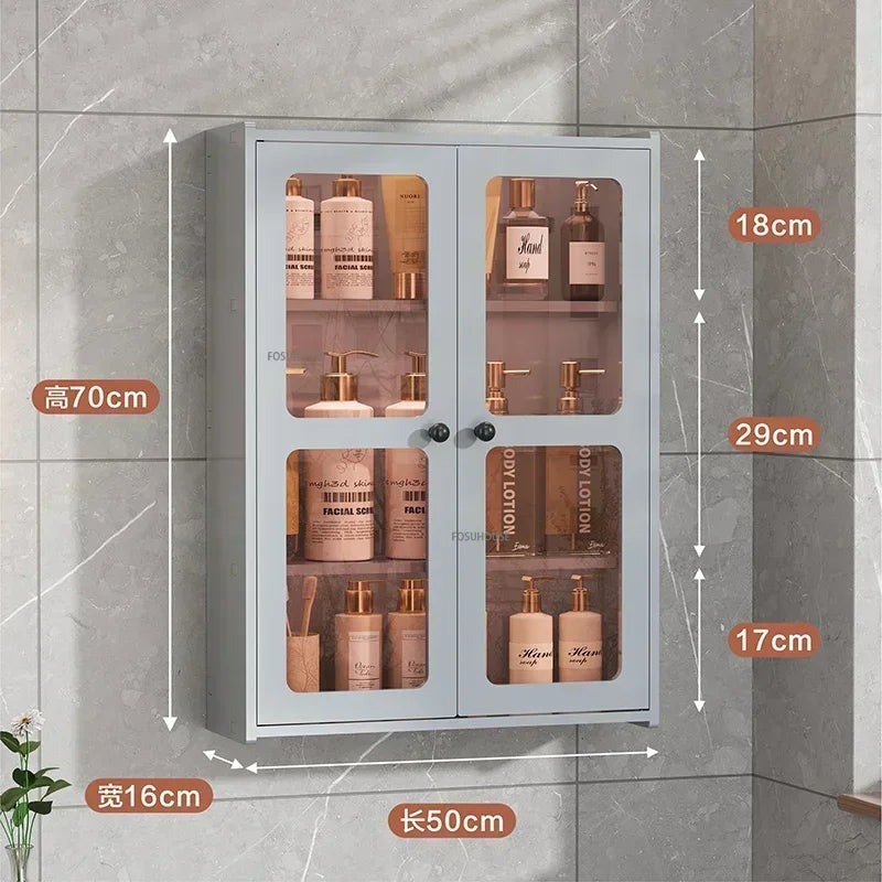 Open Cabinets Towel Cabinet Storage Bathroom Furniture Vanity Sink Narrow Double Washbasin Shelf Locker Wall Pharmacy Floor Wc