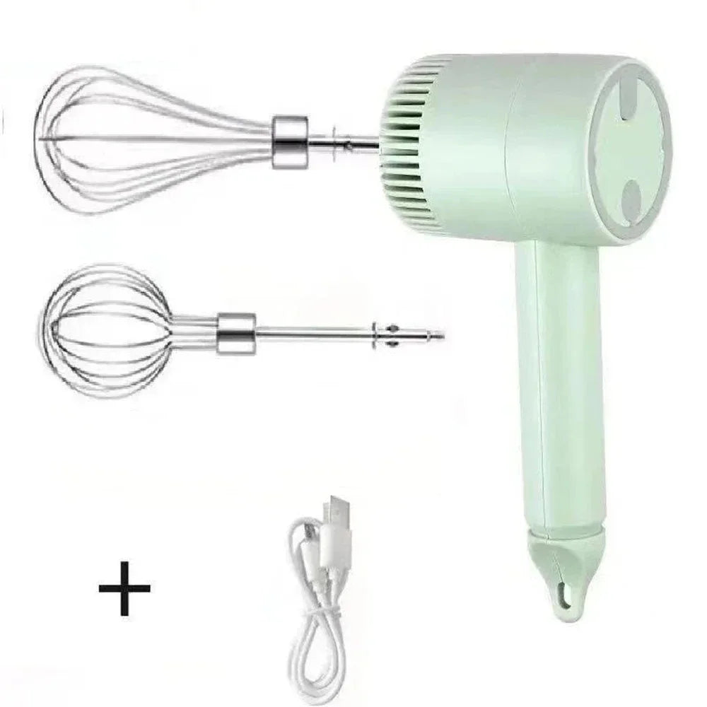 Electric Food Processors Set Portable Blender Mixer Kitchen Tools Hand Mixer Milk Frother Egg Beater Cake Baking Kneading Mixer
