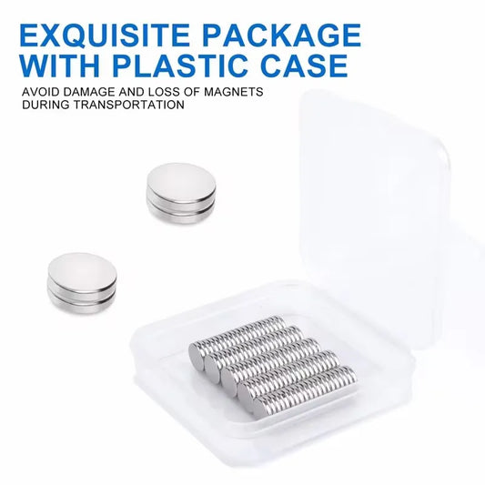 6x2mm Round Magnets, Mini Refrigerator Magnets Disc for Whiteboard Locker Fridge DIY Crafts