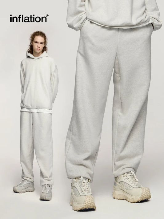 INFLATION Premium Cozy Joggers Pants Unisex Basic Comfortable Relaxed Fit Joggers
