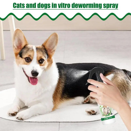 Pet external insect repellent spray natural medicine mild anti-allergic flea and tick remover for cats and dogs