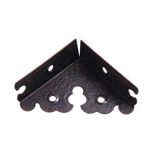 Corner Brackets Protector Edge Cover Decorative Antique Corner Furniture Protector Wooden Box Corner Protector Triangle Corner