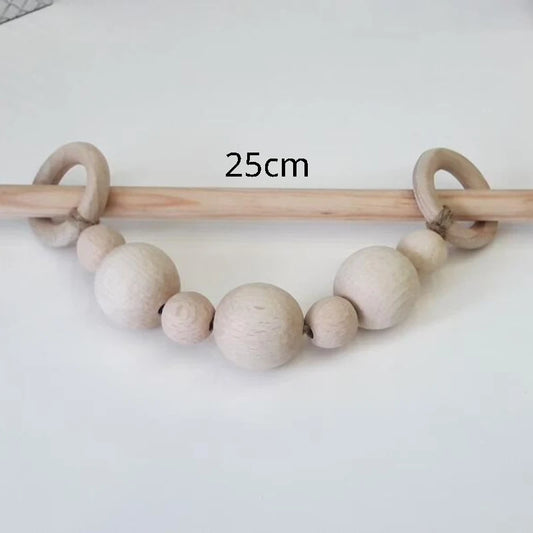 Wooden Curtain Holder Curtain Tieback Hanging wooden Curtain rope Ball Tie Back Curtain Straps Home Decoration
