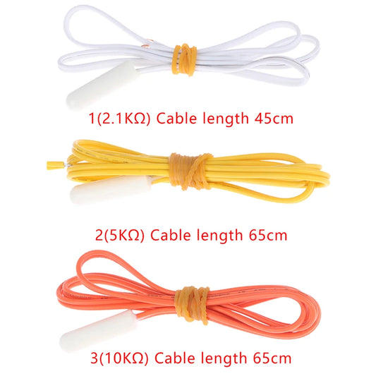 10K 65CM Refrigerator Freezer Temperature Sensor Temperature Probe For Universal Fridge Ice Box Parts