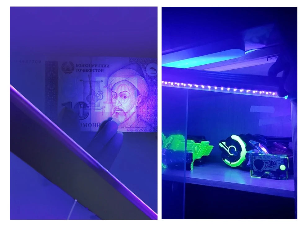 5V 395nm UV LED Tube Light For Black Light Bar Light Effect Party Light Stage Lighting DC5V USB Tube Light