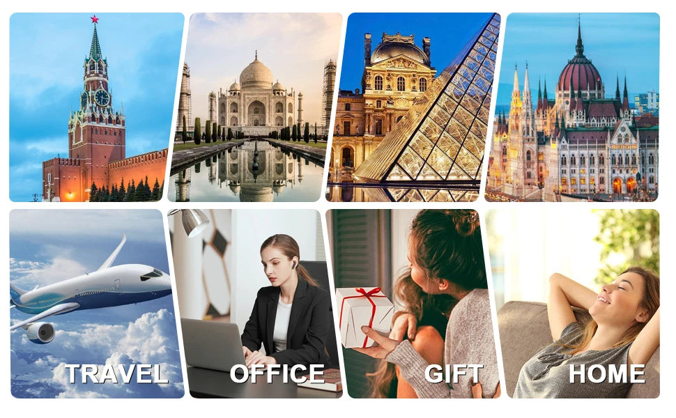 Universal Travel Adapter with Dual USB Port UK to EU Plug Adaptor Wall Charger AC Power Converter World for USA EU UK AUS