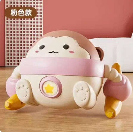 Baby Toys Voice Controlled Electric Rolling Monkeys Singing and Dancing Babies Aged 0-11 Practicing Raising Their Heads