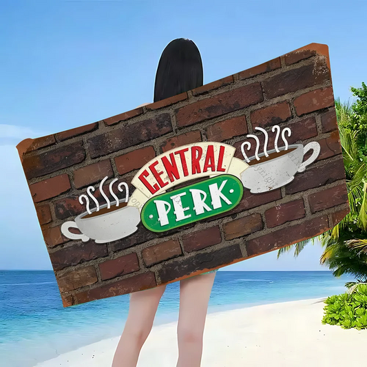 Friends TV Show Beach Towel For Kids Personalized Bath Towel Pool Towel Vacation Gift Picnic Towel Party Gift