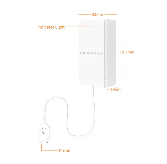 Staniot Tuya Smart Water Leakage Detector Compatible With Home Security Alarm System Support Low Battery Alarm Flood Sensor