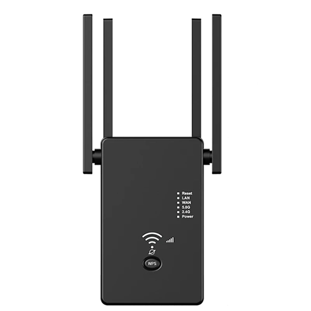 WiFi Booster 1200M Wifi Repeater 5GHz Wireless Router 2.4Ghz Access Point Long Signal Amplifier Range Extender for Home Office