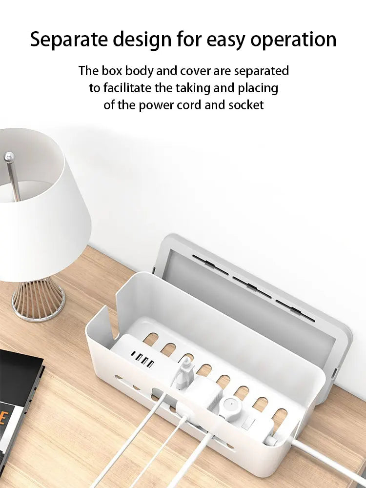Household Socket Board Organizer Box, Multi-Functional Cable Management Box, Data Cable, Multi-Purpose Organizer And Finishing