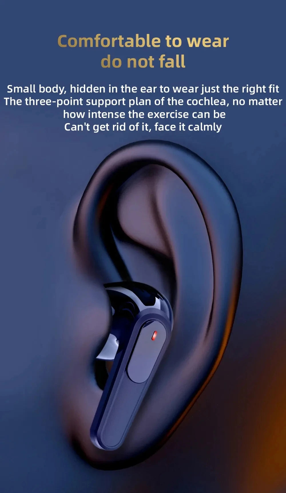 New Pro60 Binaural Wireless TWS Wireless Bluetooth Headset Mini Sports Bluetooth Headset NoiseCancelling Gaming Headset