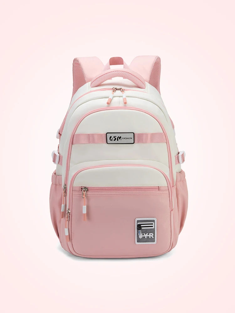 Schoolbags for Junior High School Girls with Good Looks, Korean Style Large Capacity College Style Backpacks for Women