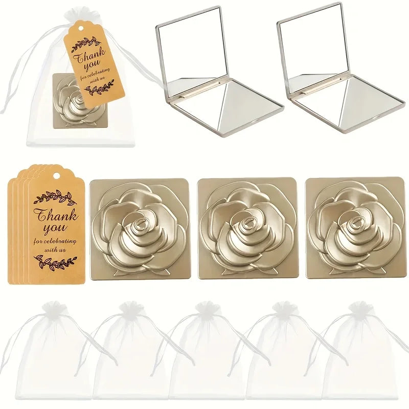 15 Pieces for Girls Party, Favorite Girl Makeup Party, Favorite Party Supplies Set, Foldable Mirror Comb, Best Choice for Party