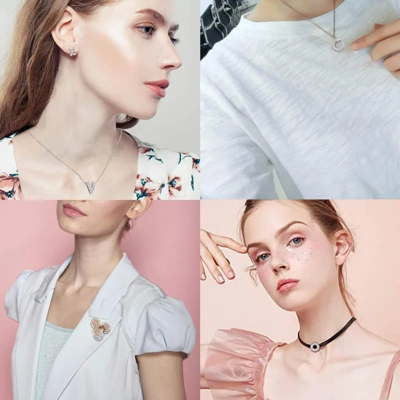 52Pcs Alphabet A-Z Letter Slide Charm Rhinestone Beads 8mm Hole Slide Alphabet Letters for 8mm Slide Wristbands/Bracelets,