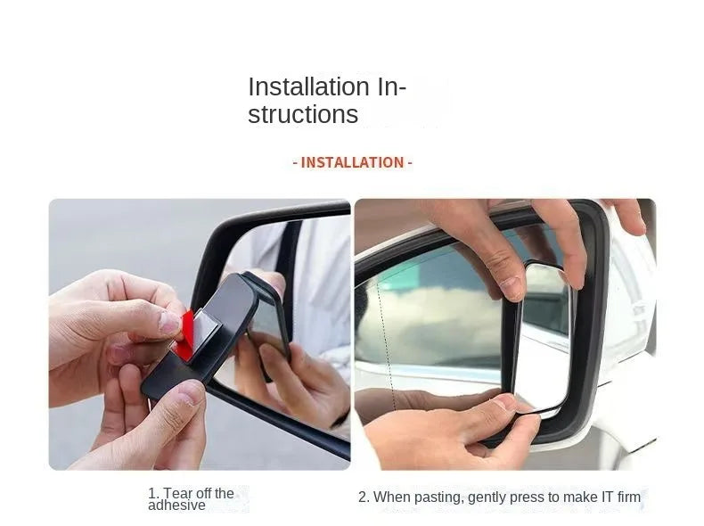 Rearview mirror small round mirror Car reversing artifact Parking reflex assist blind area 360 degrees wide Angle ultra clear ca