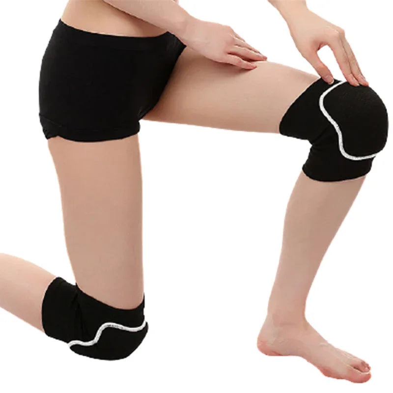 2 Pcs Sports Knee Pads Compression Dancing Knee Protector Support Thickened Sponge Volleyball Yoga Crossift Knee Brace Adult Kid