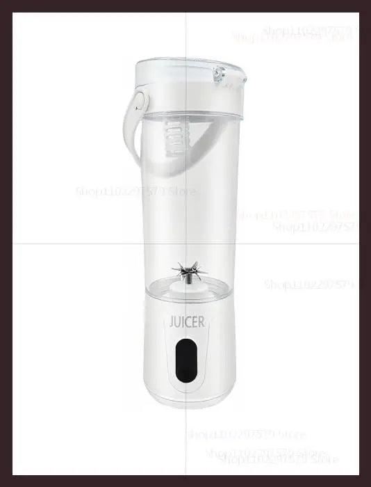 Portable Blender 4000mAh 600ML USB Rechargeable Electric Juicer for Smoothies Personal Fruit Mixer Compact Outdoor Fruit Blender