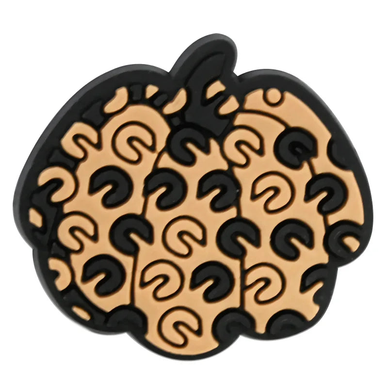 Leopard Print Shoe Charms for Crocs Pin Accessories Decoration Bracelet Wristband PVC Pin Women Party Gifts