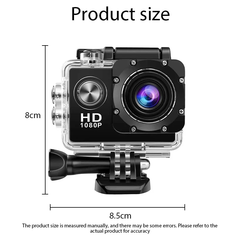 Underwater Waterproof Sports Dv Multifunctional Outdoor Riding Locomotive Sports Camera Sports Camera Diving Camera