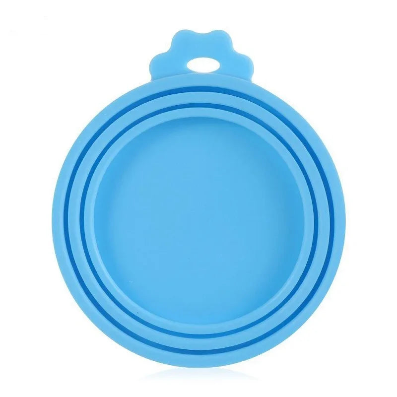 Silicone Canned Lid Sealed Feeders Food Can Lid For Puppy Dog Cat Storage Top Cap Reusable Cover Lid Health Pet Daily Supplies