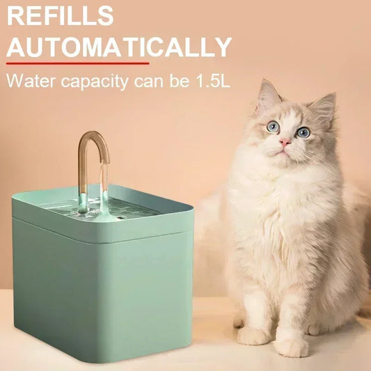 15L Ultra Quiet USB Pet Fountain with Built in Filter for Cats Dogs Auto Fill Water Dispenser Noise Free Hydration Bowl
