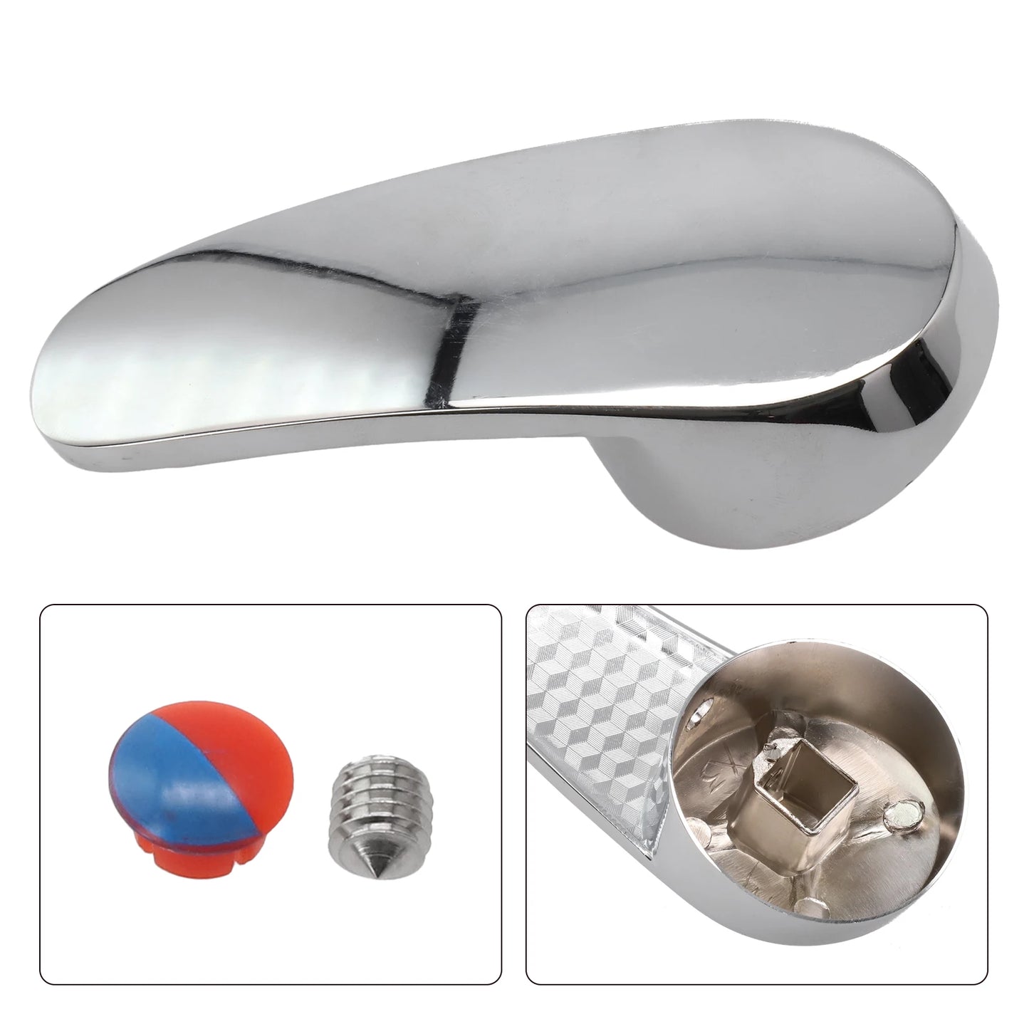 Kitchen/Bathroom Showers Mixer Tap Handle Faucet Head Handle Mirror Polished Basin Single Thermostats Bathtubs