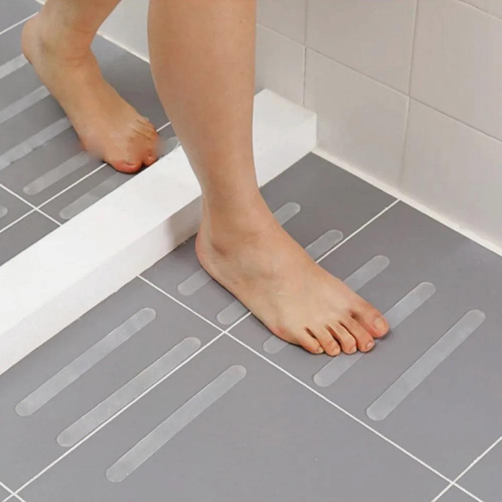 New Anti-Slip Strips Shower Stickers Bath Safety Strips Transparent Non Slip Strips Stickers for Bathtubs Showers Stairs Floors