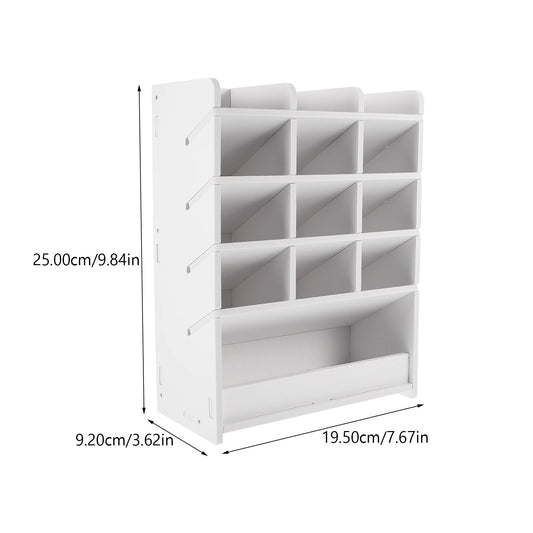 Desktop Storage Box Wood Office Stationery Organizer School Office Pen Stand Living Room Coffee Table Remote Control Organizer