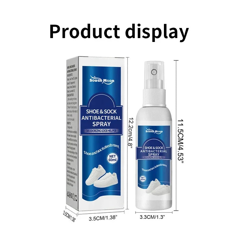 Shoe Socks Odor Removal Spray Foot Odor Shoes Stink Remover Footwear Deodorant Antibacterial Antiperspirant Freshener Feet Care