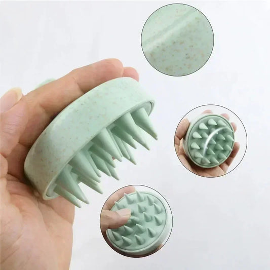Head Cleansing and Massage Wet and Dry Scalp Massage Brush Soft Massage Cushioned Airbag Non-invasive Scalp Deep Conditioning